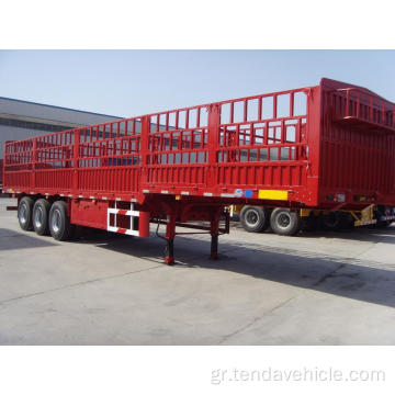 Gooseneck Stake Semi Trailer